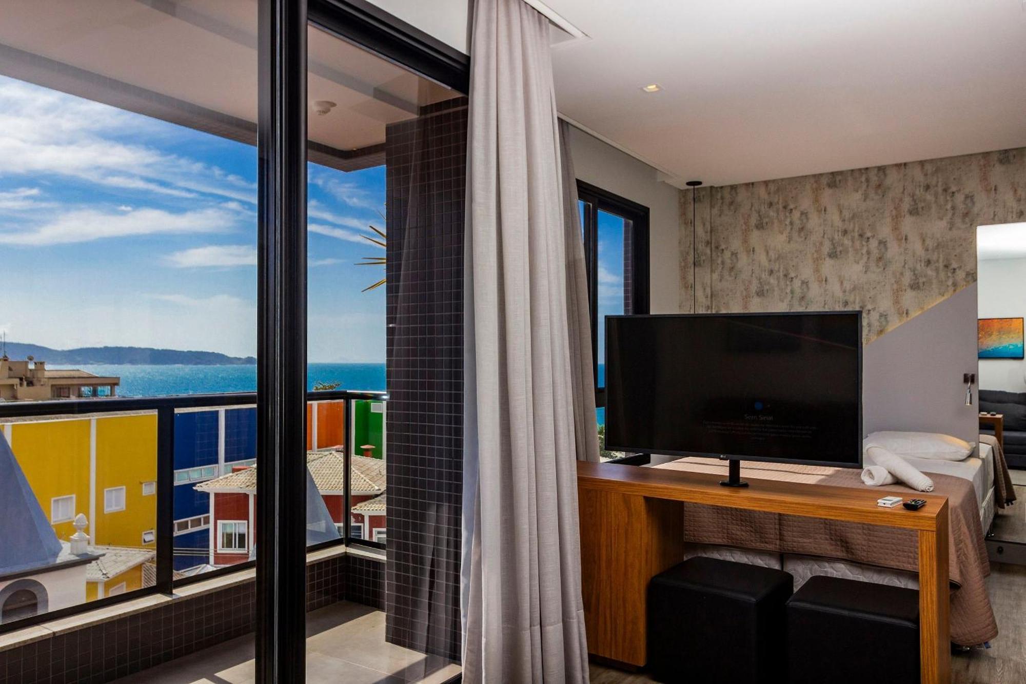 Aion Suites 303 - Lindo Apartamento Com Vista Para O Mar, A 60M Da Praia De Bombinhas, Com Piscina E Academia No Rooftop. Extérieur photo