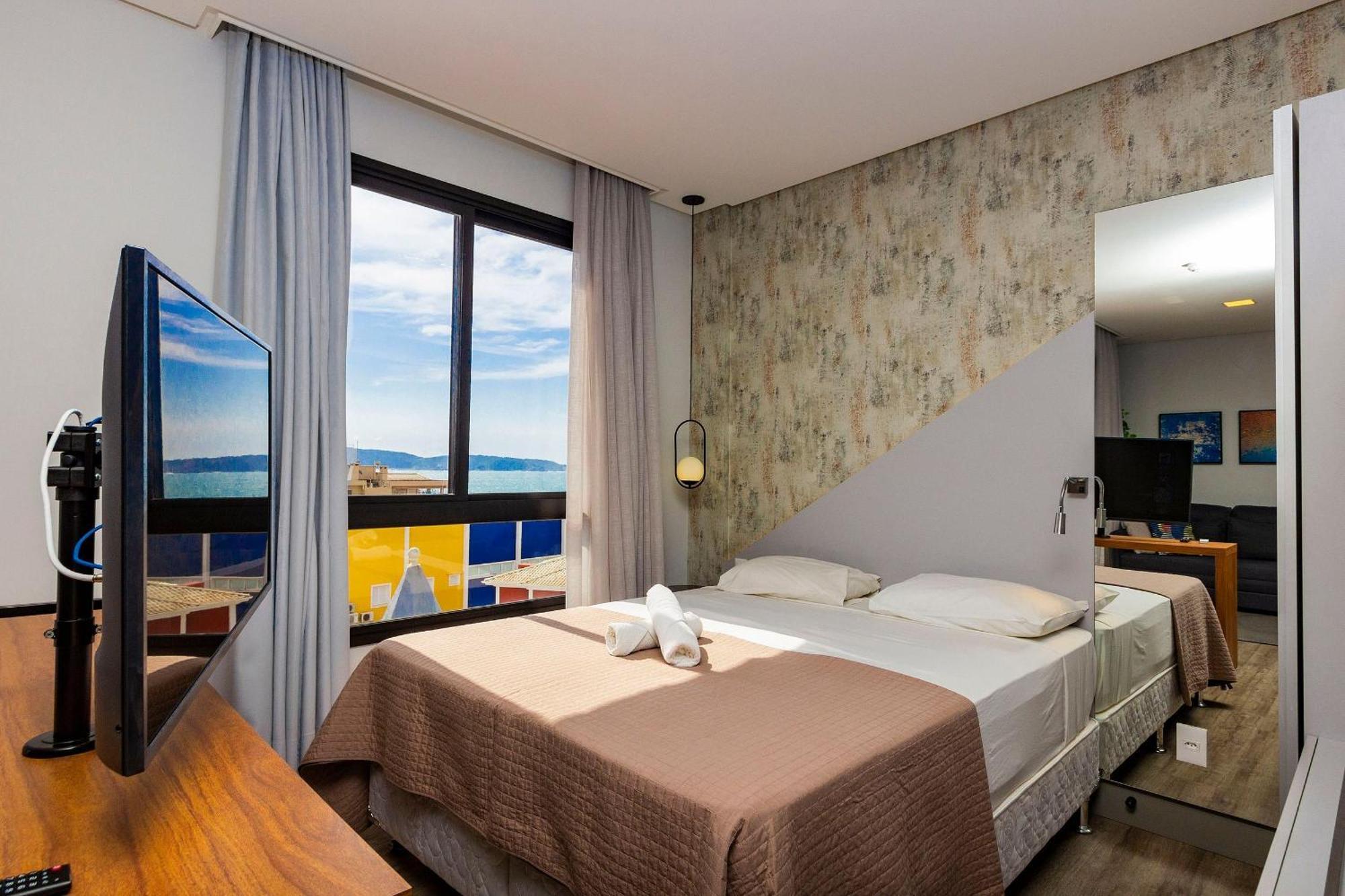 Aion Suites 303 - Lindo Apartamento Com Vista Para O Mar, A 60M Da Praia De Bombinhas, Com Piscina E Academia No Rooftop. Extérieur photo